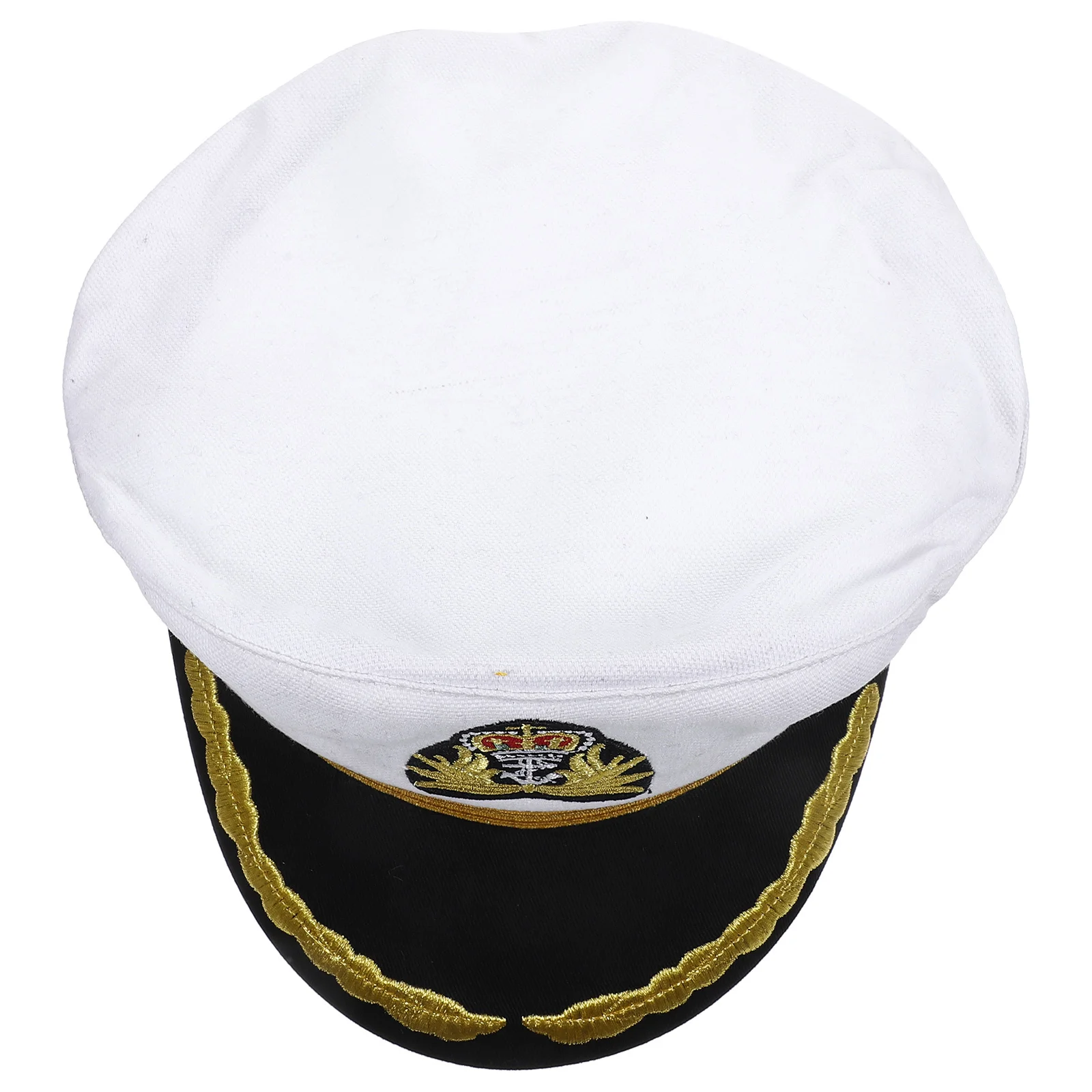 

Captain Hat Embroidery Sailor Costume Cap Delicate Marine Captain Cosplay Role Play Hat Sailor Costume Cap