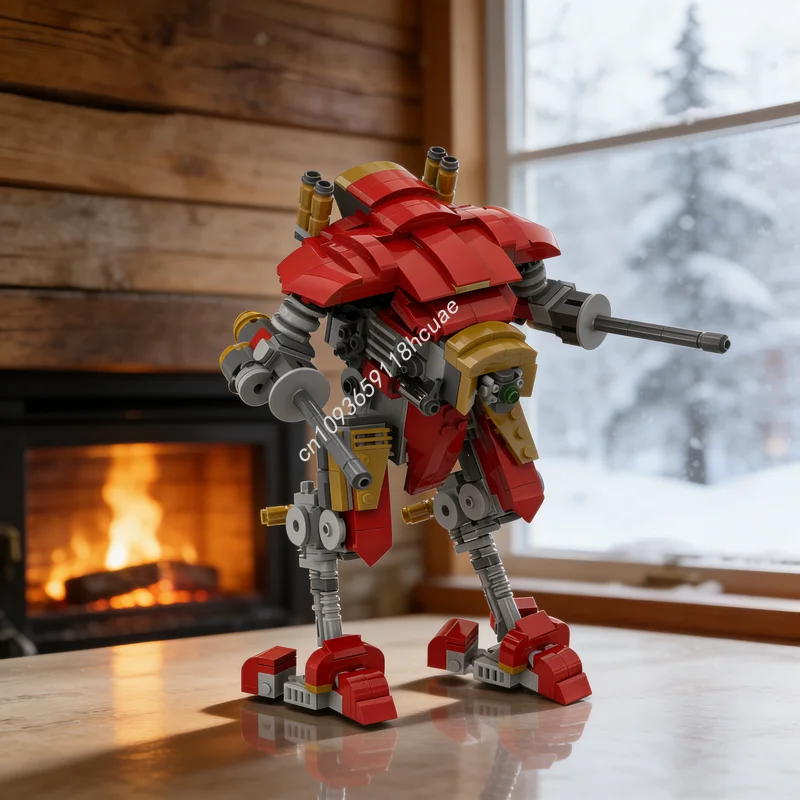 593-pieces-moc-creator-expert-chevaliers-imperiaux-chevaliers-armigers-adeptus-modele-de-construction-cadeaux-de-noel-blocs-jouet-d'architecture