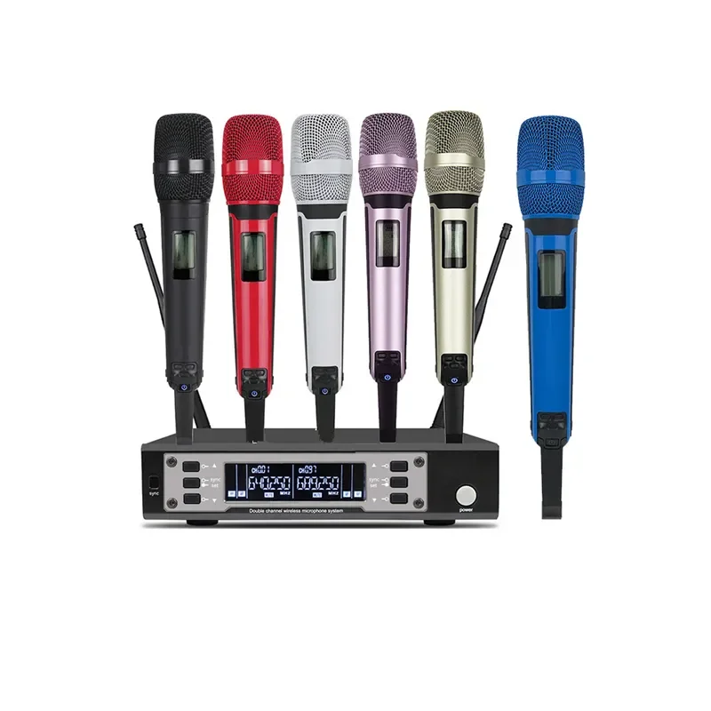 EW135G4 SKM9000 UHF Dual Channel Set System Dual Handheld Professional Wireless Dynamic Karaoke Microphone Stage Performance