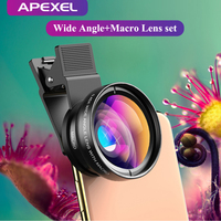 APEXEL VIP LINK for 0.45x wide 18x telescope lens 200x microscope lens HD 100MM macro lens