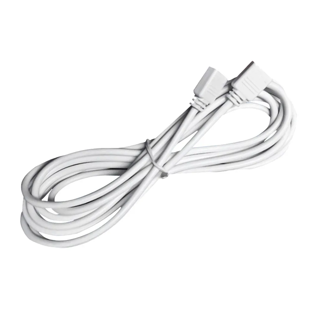 2Pcs Rgb Extension Cable LED Strip Connection Cable Injection Molded Easy Install Durable Flexible Plastic Insulation