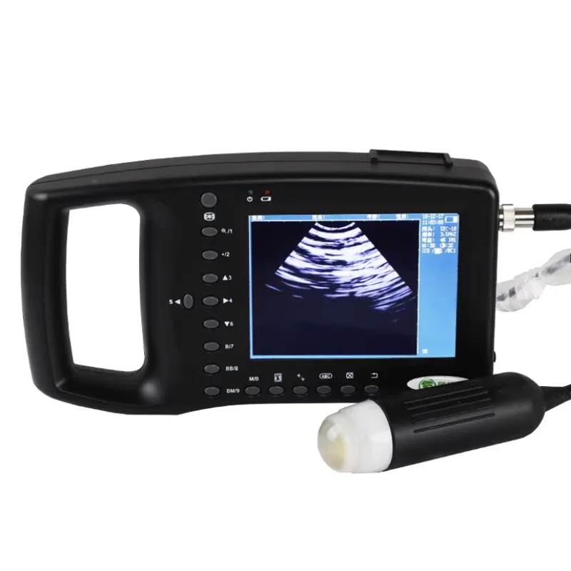

1800A Portable Veterinary Ultrasound Scanner for Animal Pregnancy Test, Suitable for Small Animals, Dogs, Cats, Pigs, Sheep