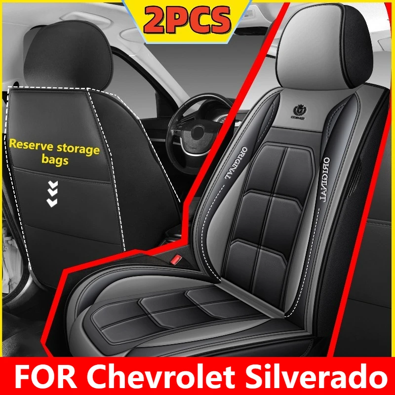 

FOR Chevrolet Silverado Car seat cover four seasons waterproof wear-resistant PU leather soft full-wrapped muscle seat cover