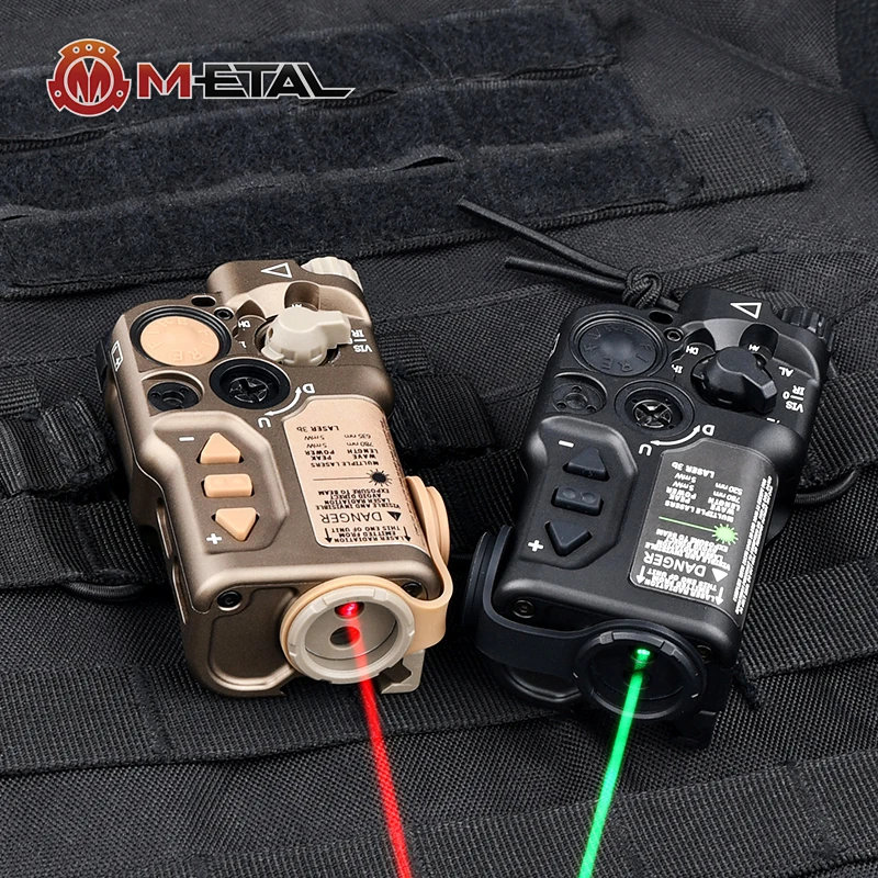 Metal Raid X Tactical Red IR Laser No Flashlight Green Lasers Ray Strobe Fit 20mm Picatinny Rail Huntinig Weapon Sight Accessory