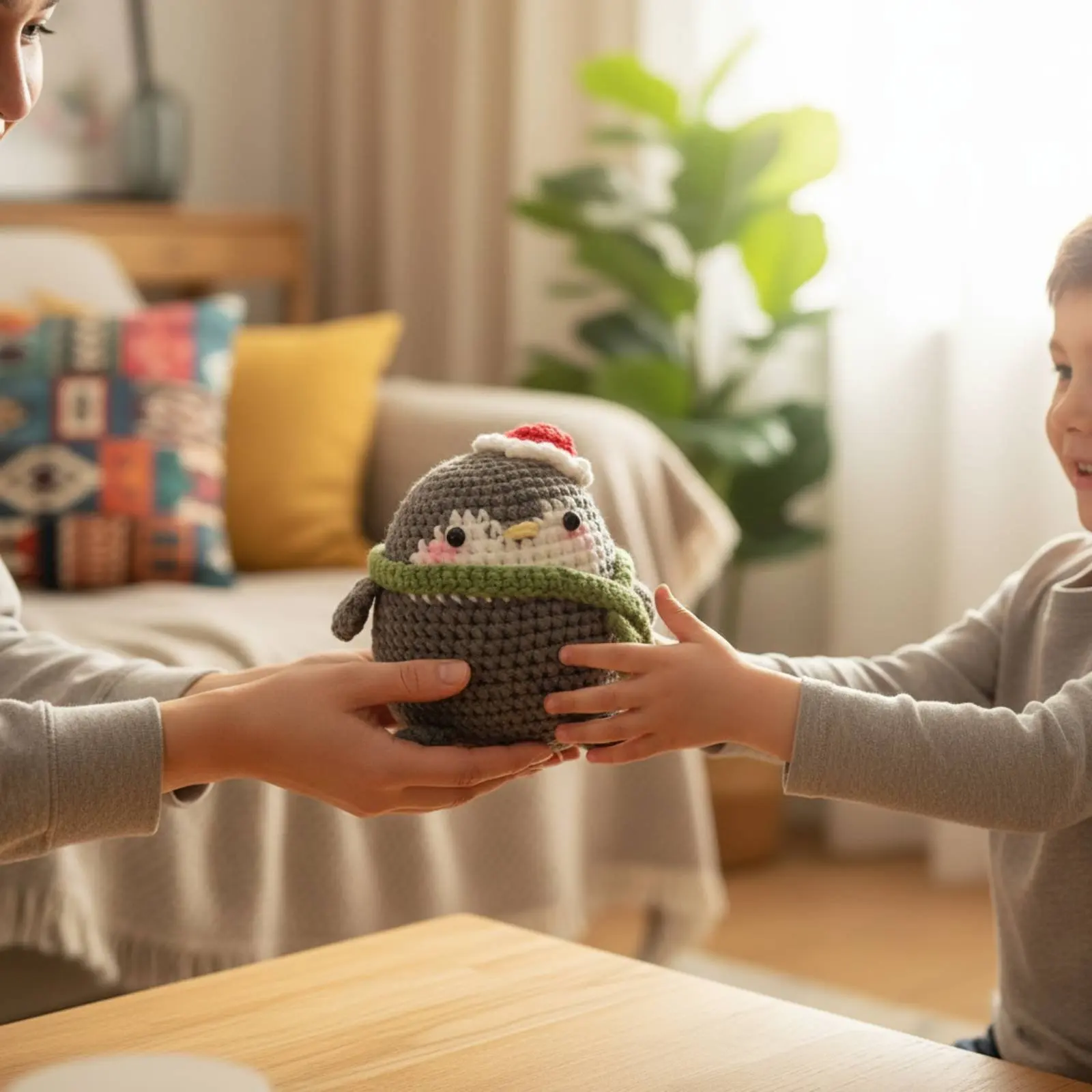 Kit de Ganchillo para Hacer Pingüinos, Diseño Adorable, Kit de Amigurumi de Pingüino, Set de Amigurumi para Adultos