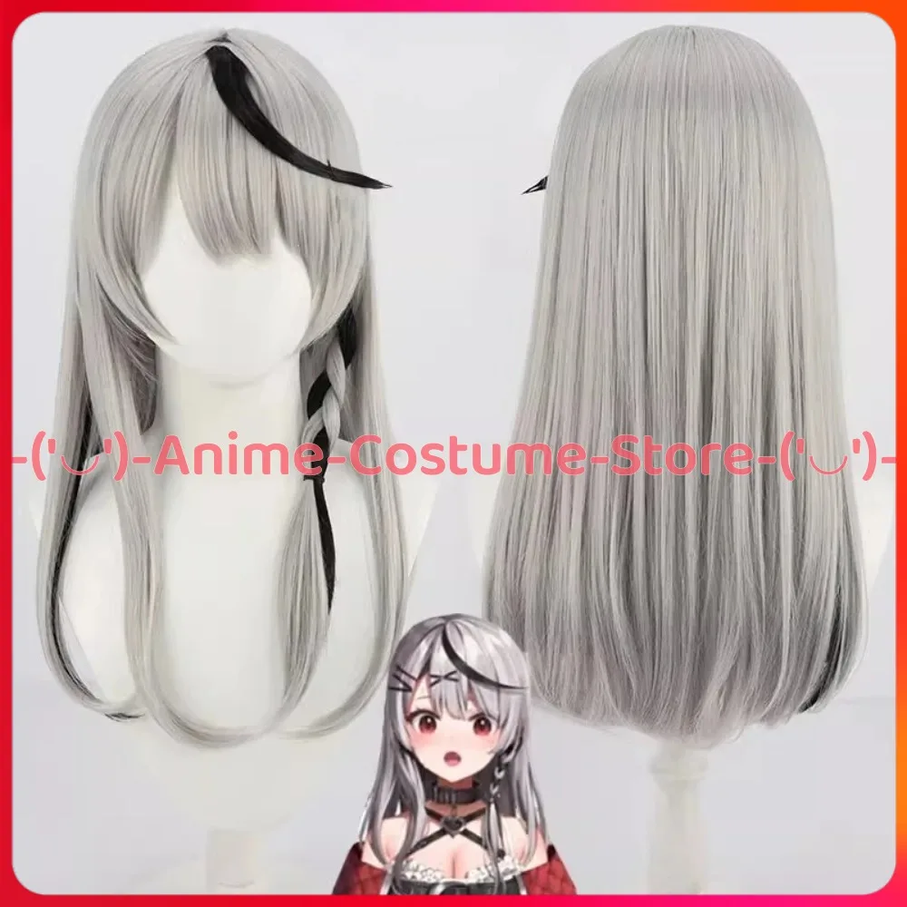 Peruka Cosplay Hololive Sakamata Chloe, postać z anime i gier, peruki na Halloween, karnawał, imprezę, odporne na ciepło, syntetyczne włosy