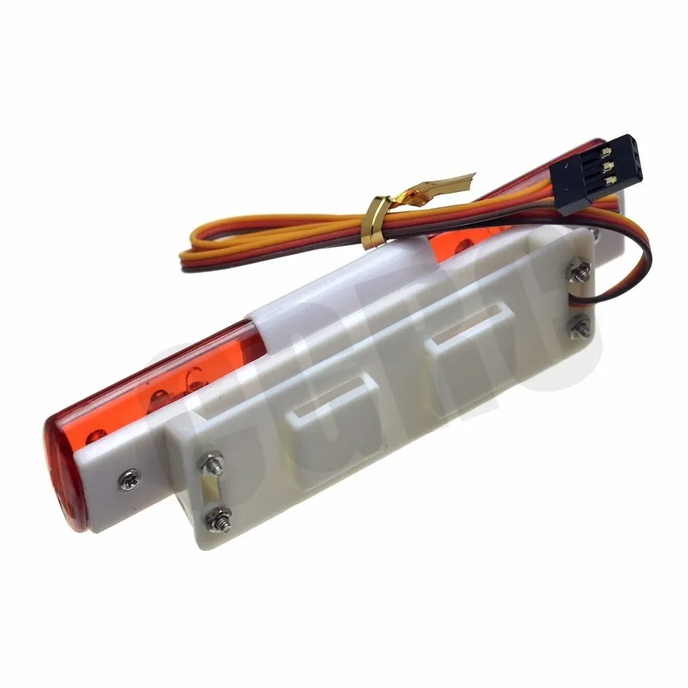 LED 360 Degrees Rotate Flash Police Light For 1/10 1/8 1/5 RC Car Crawler Short-Course Truck Drifting Tamiya Yokomo