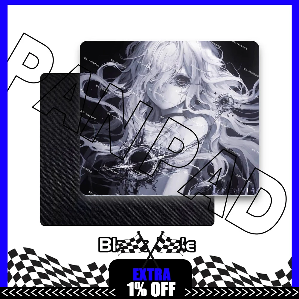 PAN Esports Black Hole Glass Gaming Mousepad  FPS Both Speed And Smoothness Mouse Pad For TTK APEX CSGO PC Accessories For Gifts