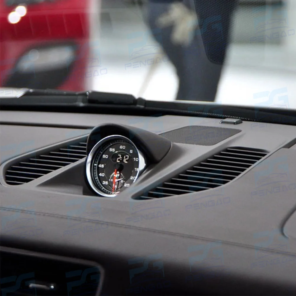 

2012 2013 2014 2015 2016 2017 2018 For Porsche 911 991 stopwatch dashboard clock compass modification upgrade stopwatch Cover