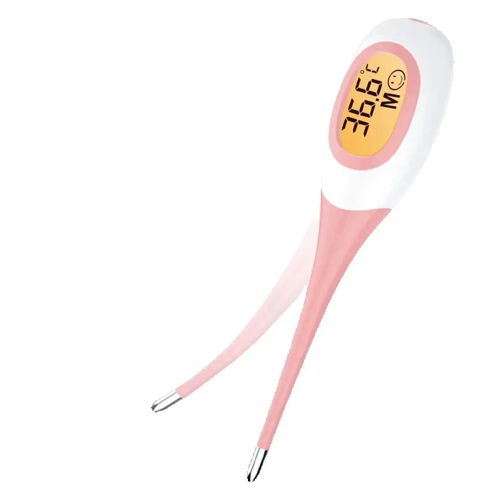 8 Seconds Backlit Fever Thermometer Medical Household Digital LCD Medical Fast Measure Kids Baby Child Adult Body Oral Soft head