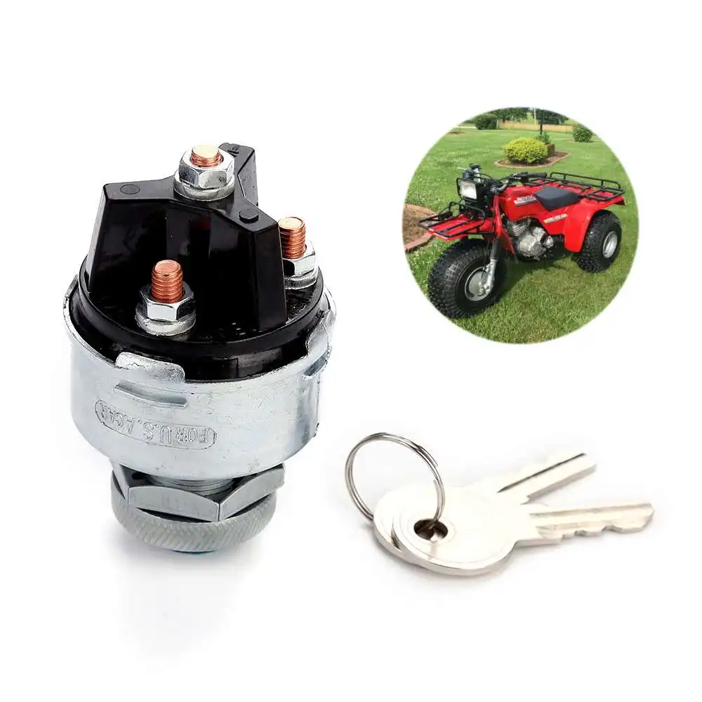 

Universal Ignition Switch 12V 24V 2 Keys 4 Position on Off Engine Start Switch ACC for Motorcycle Car Truck ATVs UTV