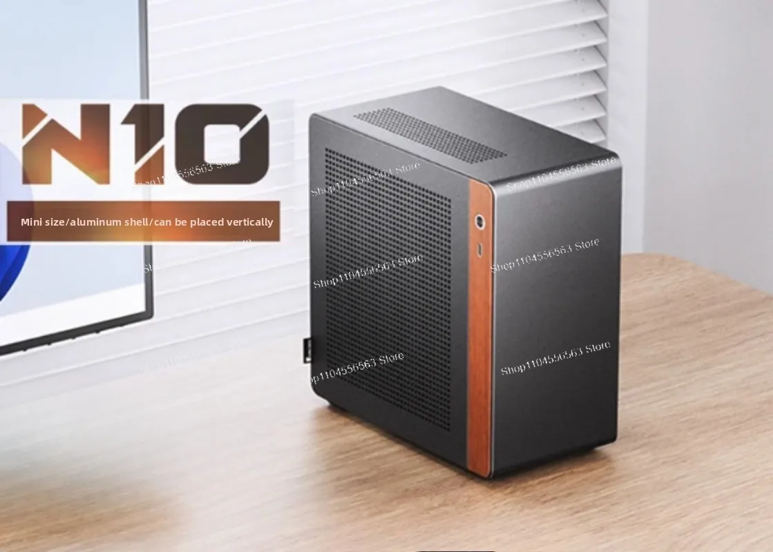 N10 Aluminum Alloy 1U Power Supply ITX Desktop MINI Mini NV10 Computer Chassis