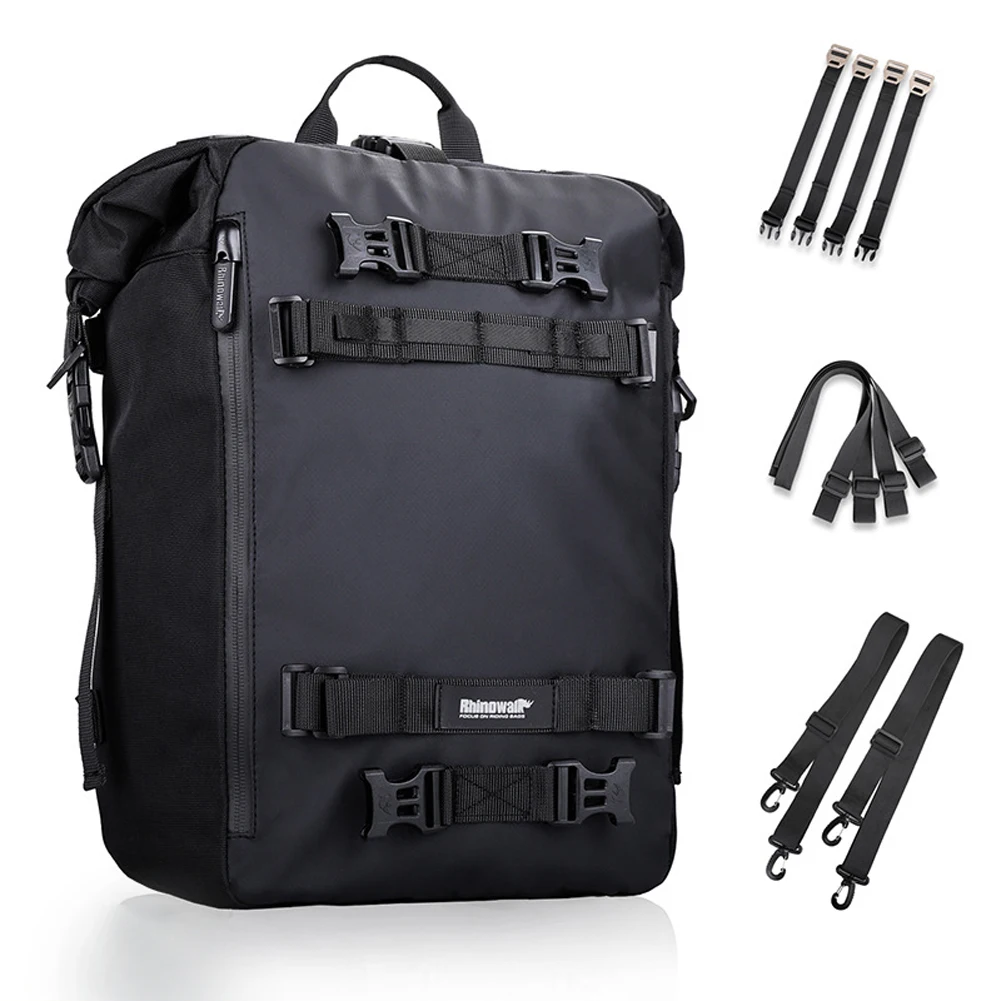 

Large Capacity Motorcycle Bag Waterproof Luggage Pack Multi-Function Motorbike Saddle Rack Luggage Bags