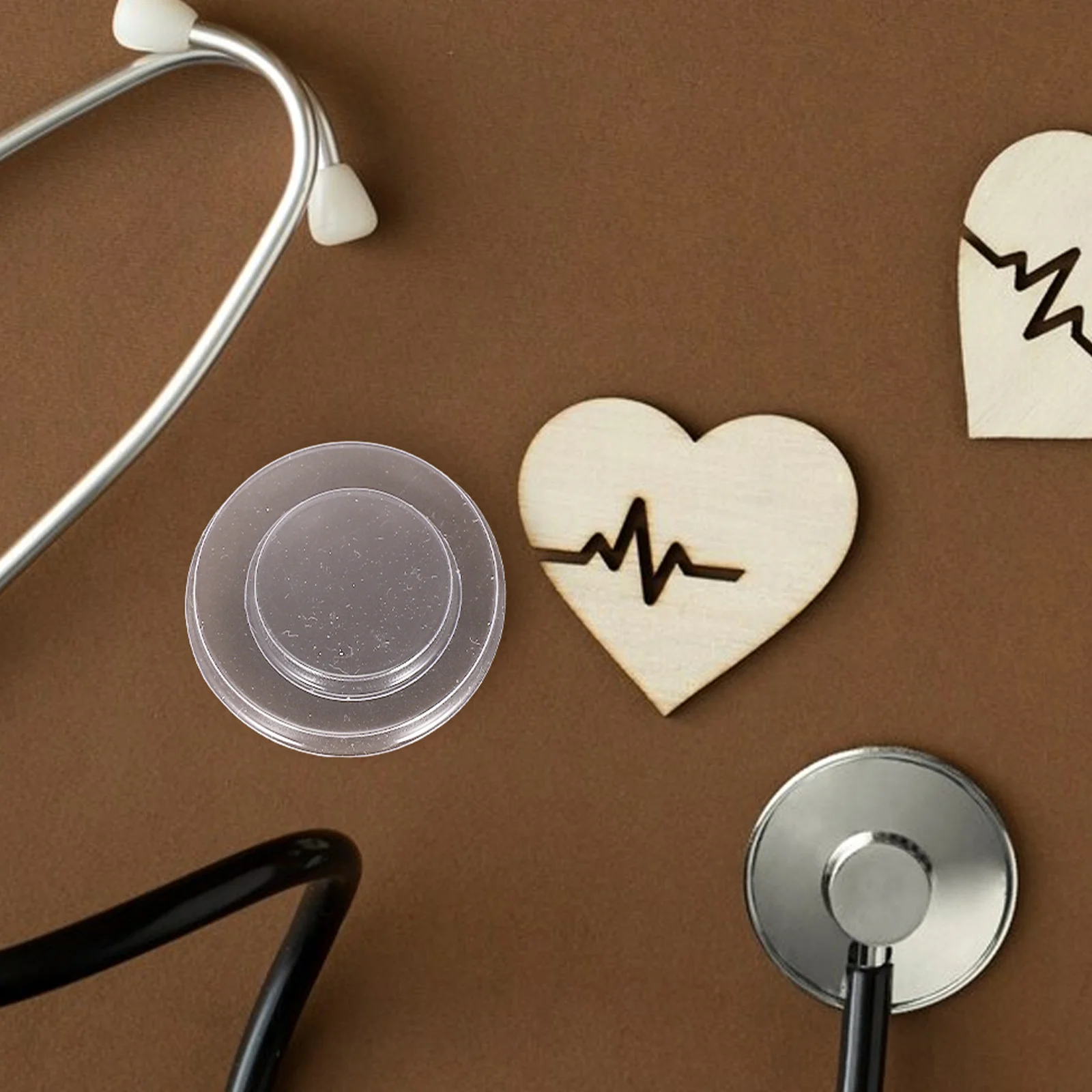

2Pcs Stethoscope Replacement Diaphragm Pediatric Adult Medical Accessories Multifunctional Spare Parts for Accurate Diagnosis