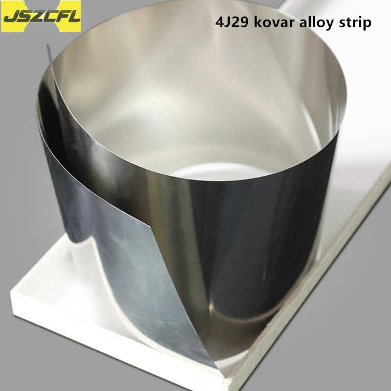 

1M 4J29 Kovar Alloy Strip Thick 0.1mm-1.2mm 4J29 Iron Nickel Alloy Foil Kovar29 Alloy Sheet for Electric Vacuum Components