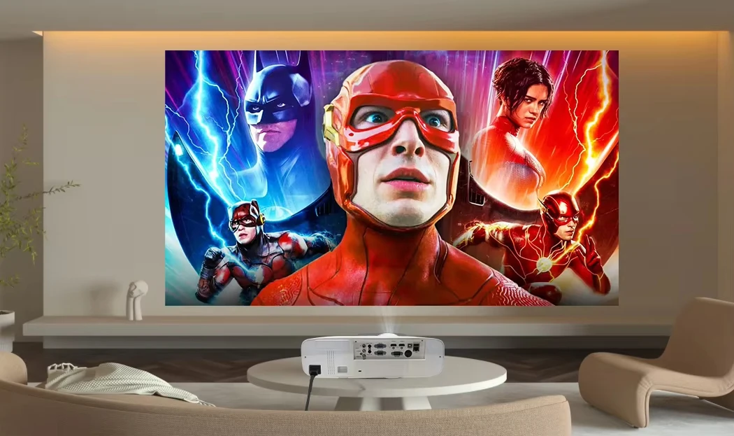 Yinzam U600ST 10000 Lumens 3LCD Ultra Short Throw Laser Projector 40000H Laser Lifespan 4K-Ready for Business & Education Use view 6