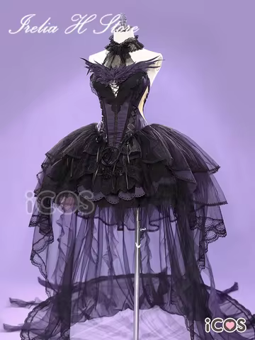 in stock Irelia H Store Puella Magi Madoka Magica Akemi Homura Cosplay Costume women Witch lolita dresses female fanart cosplays
