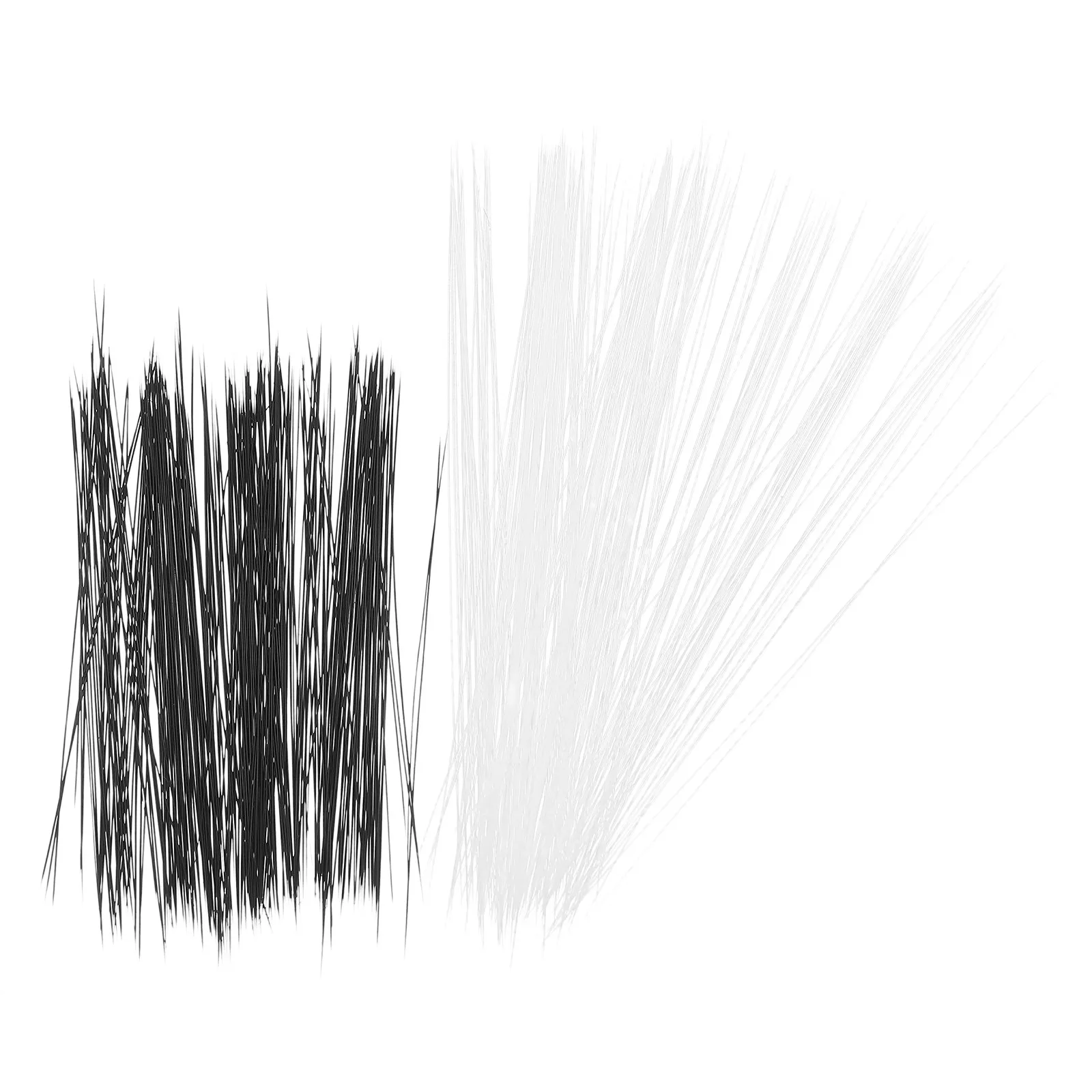 

250 шт. реалистичных кошачьих усов для валяния, искусственные усовые волокна, материалы для DIY-скульптур, реалистичные детали для имитации бороды