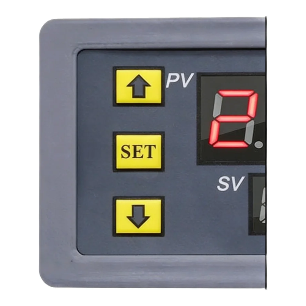 Cycle Timer Delay Relay 110 220V 20A with Programmable Settings and Dual LED Display for Home and Industrial Use