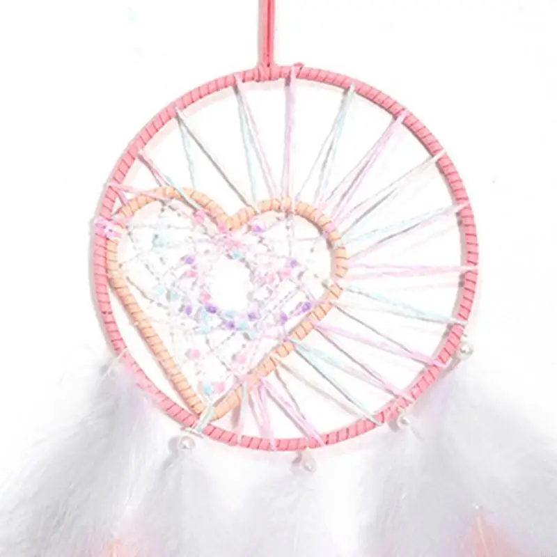 K3KA Metal Floral Hoops Heart Wreath Macrame Rings Rream Catcher Macrame Mur Artisanat pour le mariage DIY Decor