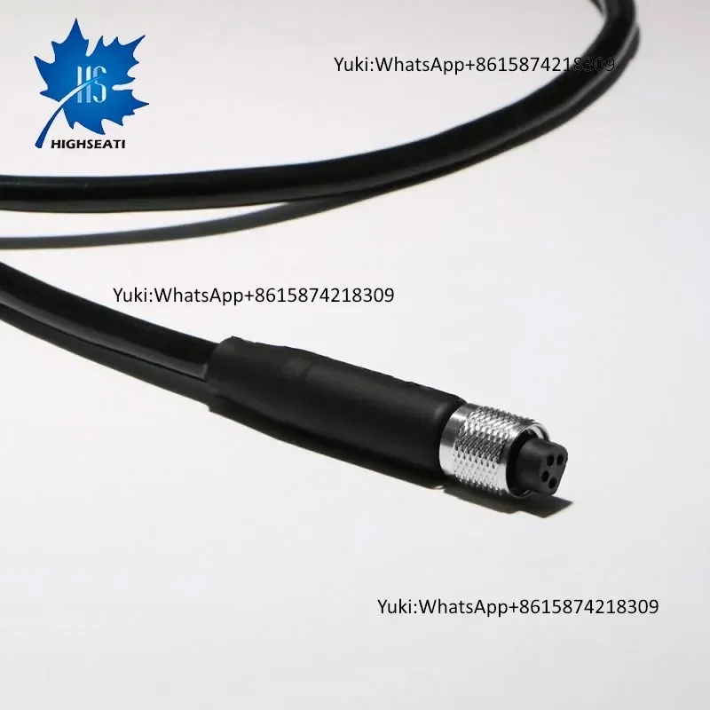 Ultra-Miniature 8-Pin Female Cable Connector with Brass Contacts