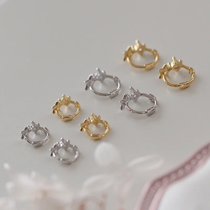 

925 Sterling Silver Sparkling Zircon Star Earrings Are Fashionable Fresh And Sweet Suitable For Women's Jewelry