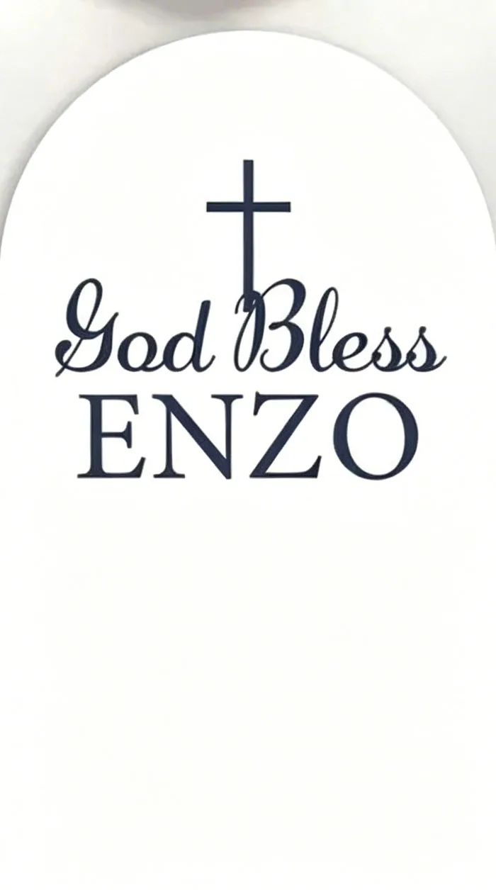 Custom 2-Side God Bless Baptism Party Arch Backdrop Cover Dark Blue Custom Name Birthday Party Baby Shower Decor Backdrop Photo