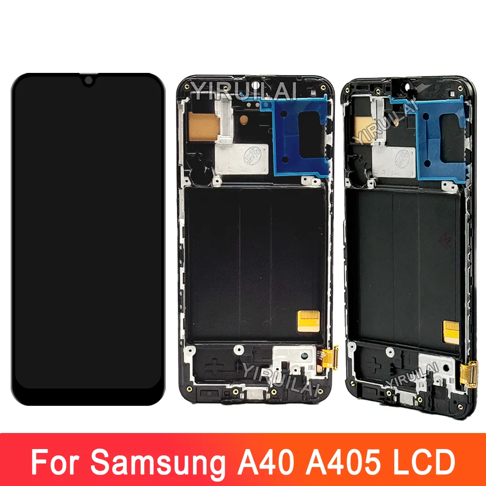 TFT Screen For Samsung Galaxy A40 LCD Display WithFrame For Galaxy A40 A405FN SM-A405F Touch Screen Digitizer Assembly Screen