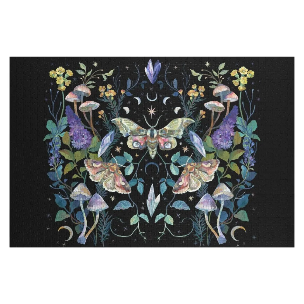 

Crystal Moth Mushroom Jigsaw Puzzle Personalized Gift Ideas Personalized Toy Baby Toy Puzzle
