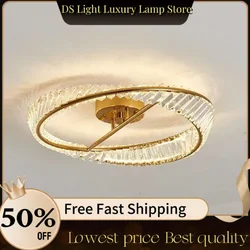 Modern LED Luxury Crystal Ceiling Lights for Living Room Bedroom Kitchen Decoration Chandeliers Home Indoor Ceiling Lamps Lustre