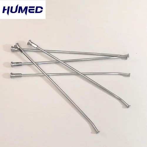 Imagen 2 del producto 18 unids/lote radios de motocicleta 45 # Radios de acero para motocicleta todoterreno, diámetro 3,2/3, 5/4,0mm, longitud 152-250mm