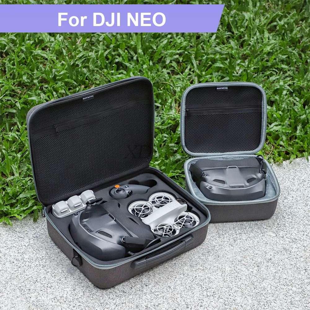 Smooth Body Feel Storage Bag Carrying Case For DJI NEO Flight Glasses N3/Motion 3 Shockproof Protective Bag Drone Accessories