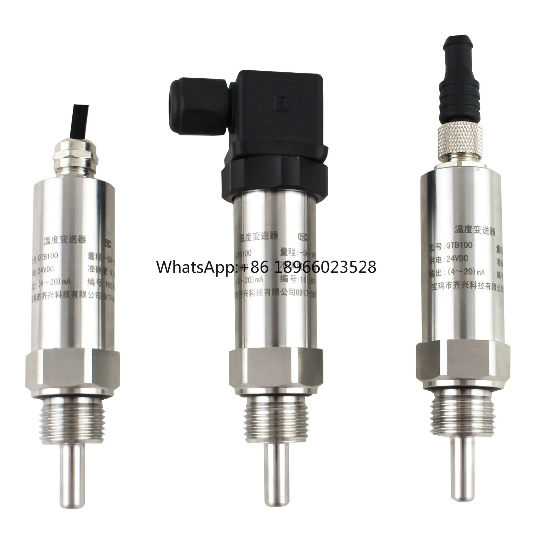 

Thermal Resistance Pt100 Temperature Transmitter Integrated Temperature Transducer 4-20ma Temperature Sensor Probe