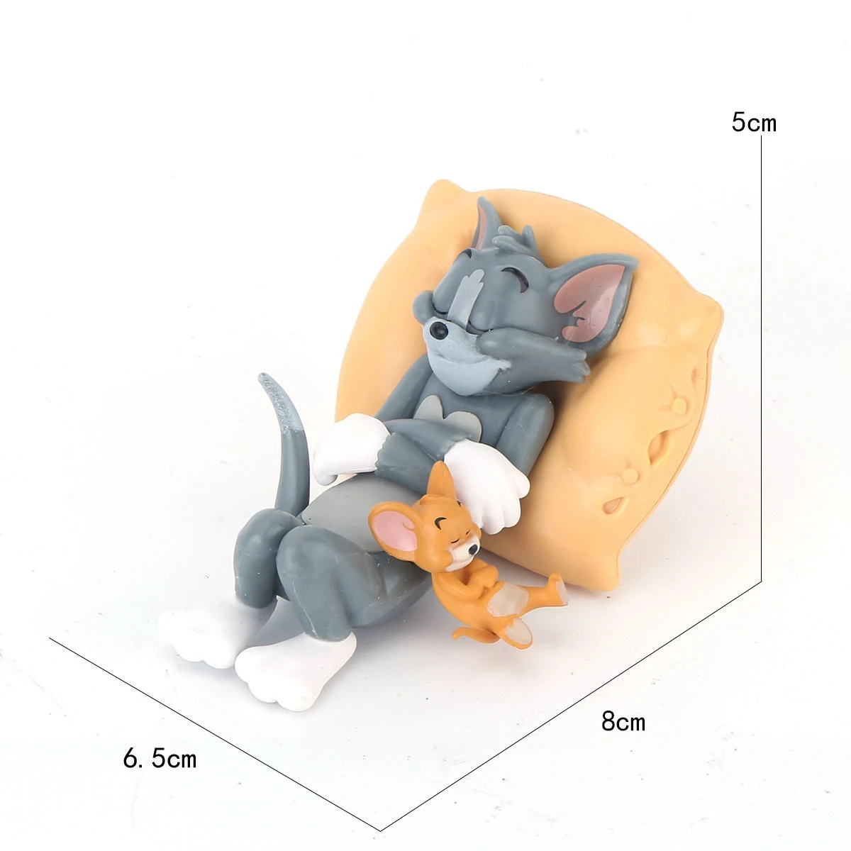 الكرتون الديكور توم القط جيري ماوس القط زخرفة لطيف مكتب الزينة رائعتين التماثيل لعبة أرقام سيارة ديكور المنزل