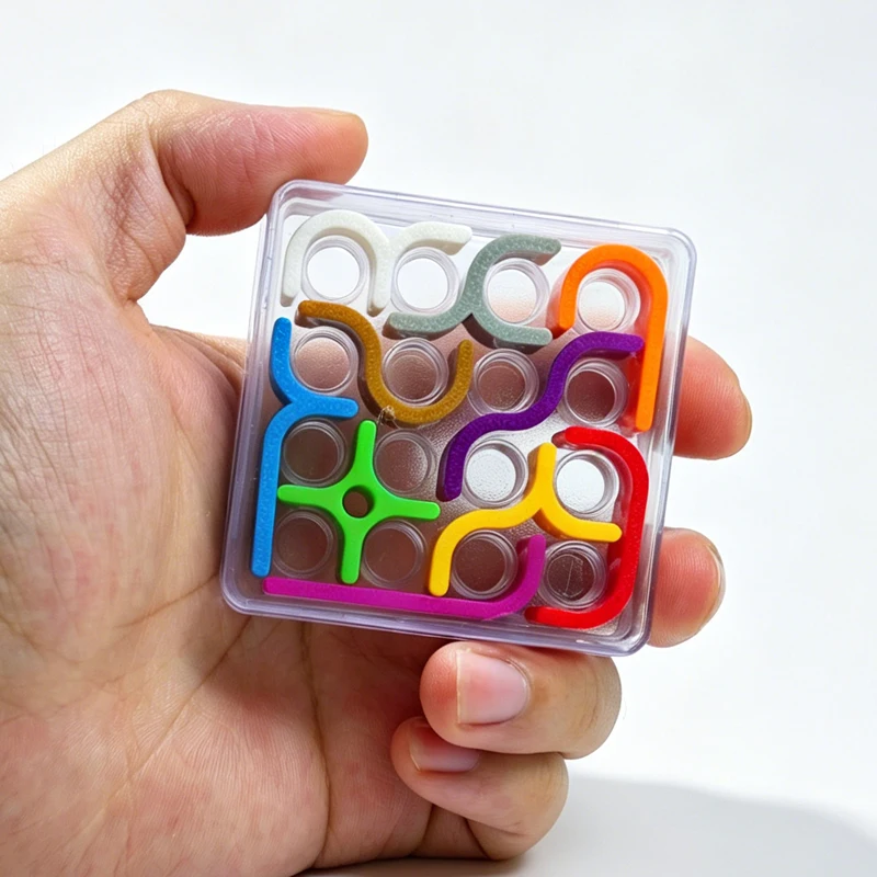 

Crazy Curves Puzzle Geometric Line Matrix IQ Challenges Logical Thinking Brain Teaser Toys For Kids Creative Educational Gifts