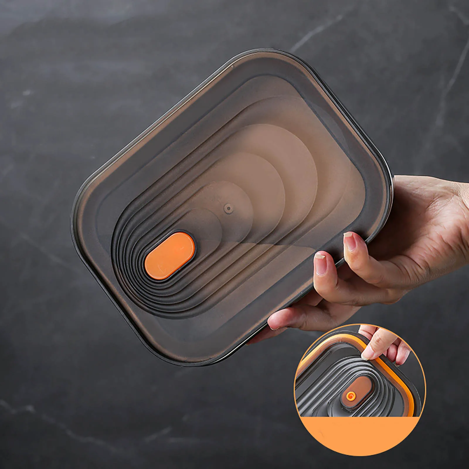 Voedselopslag Lunchbox Roestvrij staal Food Grade Containers met grote capaciteit Voedsellicht Huishouden met ontluchter Snackdozen