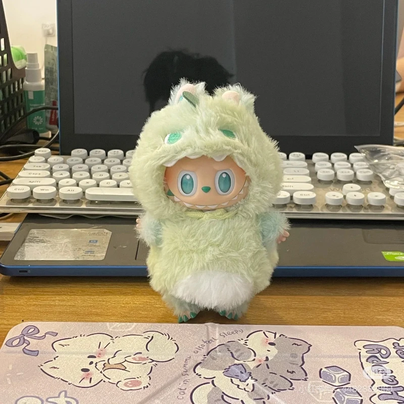 17 سنتيمتر دمية قطيفة صغيرة الزي اكسسوارات لكوريا Kpop Exo Labubu المعبود V1 V2 النحل ديناصور القرش زي الملابس هدية