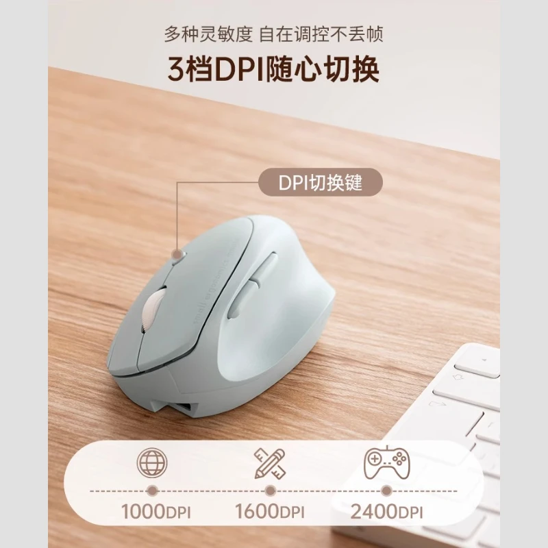 

Эргономичная беспроводная мышь SANWA Bluetooth5.0/2,4G, двухрежимная перезаряжаемая мышь, бесшумная офисная игровая мышь, маленькие и средние руки