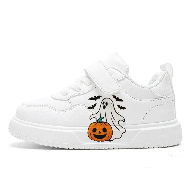 

Kids Cartoon Halloween Cute Sneakers Skye Chase Printed PU Leather Shoes for Boy Girl Fashion Casual Footwear Children Gifts