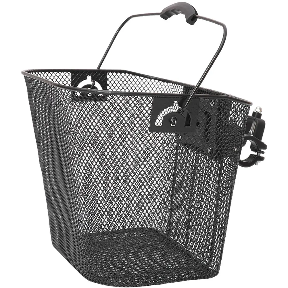 

Front Handlebar Bike Basket Detachable Sturdy Storage Basket for Adult Electric Mountain Bikes Quick-Release Front