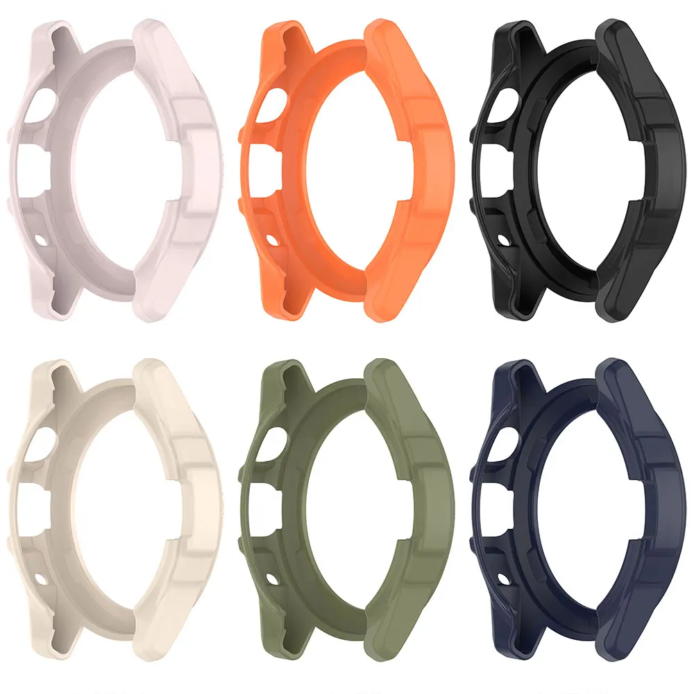 TPU Protective Shell Case For Ticwatch Atlas,Tempered Glass+Screen Protector Case Cover Bumper For Ticwatch  Atlas Accessories