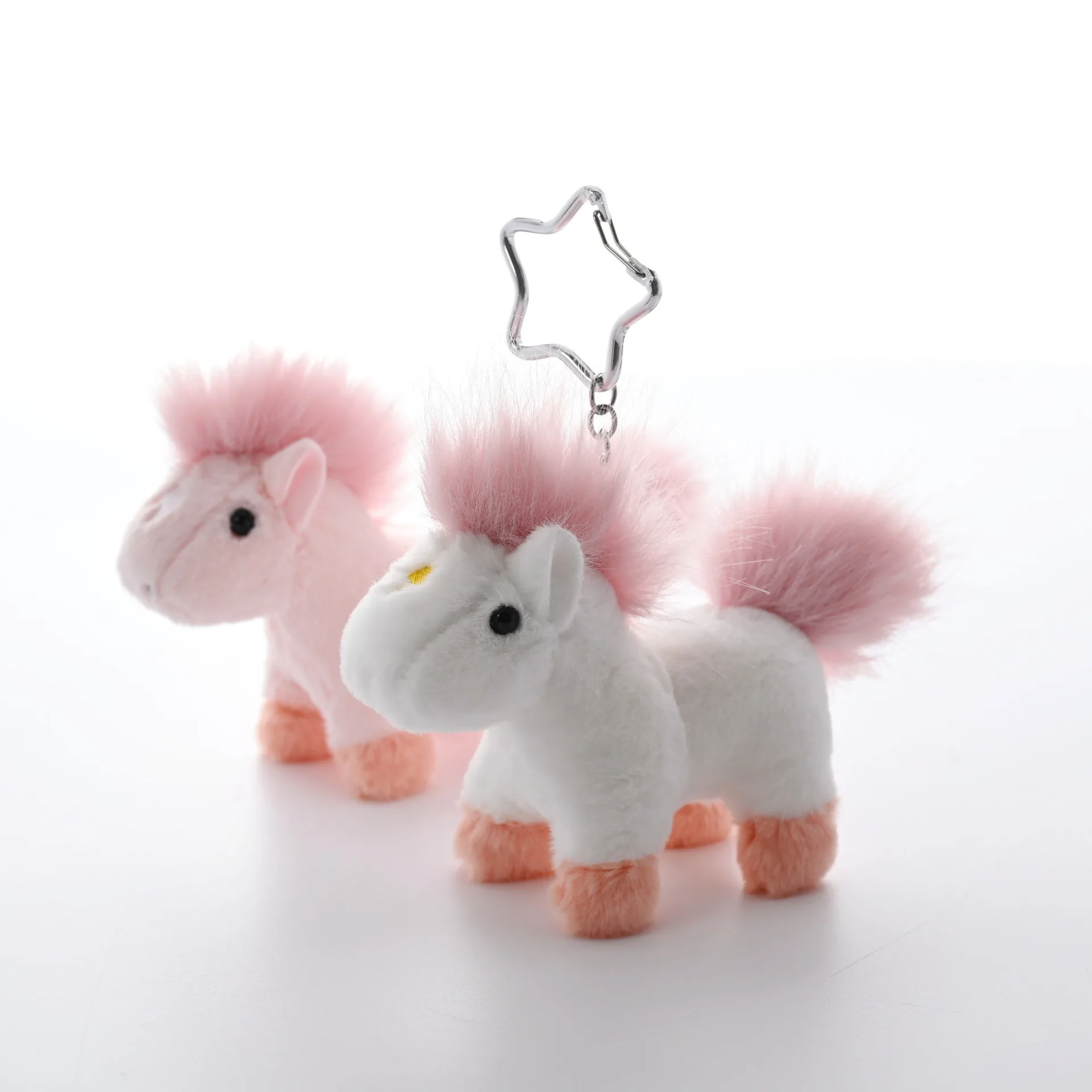 Uroczy pluszowy breloczek z kucykiem błyskawicą, zawieszka, prezent urodzinowy dla dzieci