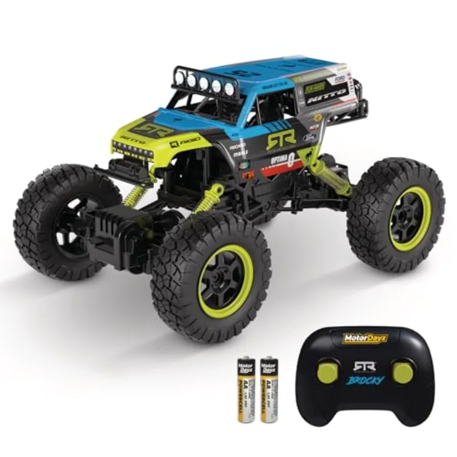 

Vaughn Gittin Bronco RC Truck 1:15 Scale 4WD Remote Control Car Officially Licensed Bronco 'Brocky' 2.4GHz Full-Function Contr