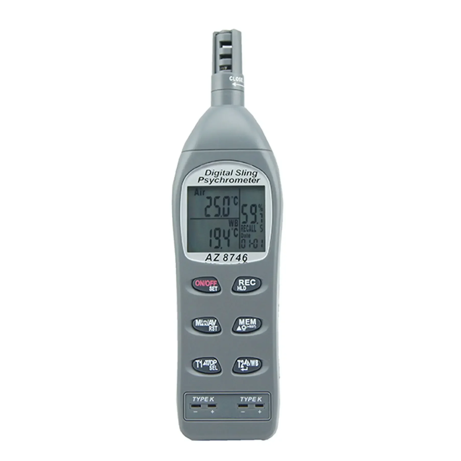 Best AZ8746 Hygrometer-Dual K Temperature/humidity/Dew Point Meter/Wet Bulb Temperature And Humidity