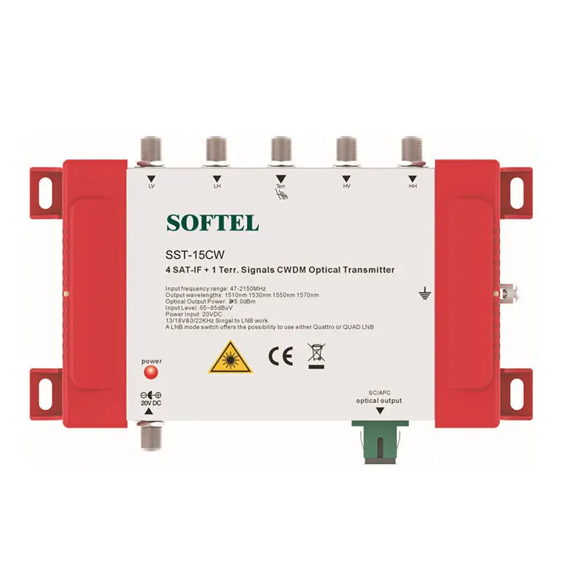 New SST-15CW Satellite Optical Transmitter 1550nm for Fiber Optic Equipment