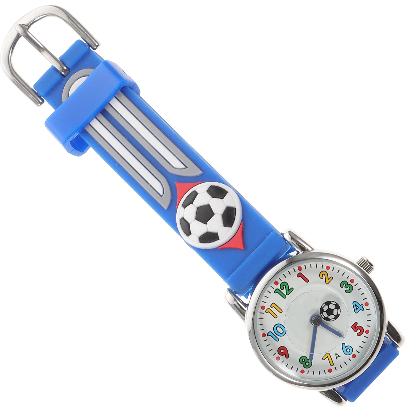 Cartoon Soccer Watch Comfortable Durable Wristwatch for 's Casual Wear Cartoon Watch