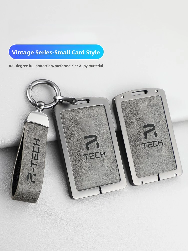 Car Alloy Card Key Shell Key Bag Cover Fob Protect Case For RISING AUTO F7 R7 Marvel R ER6 key Holder Accessories