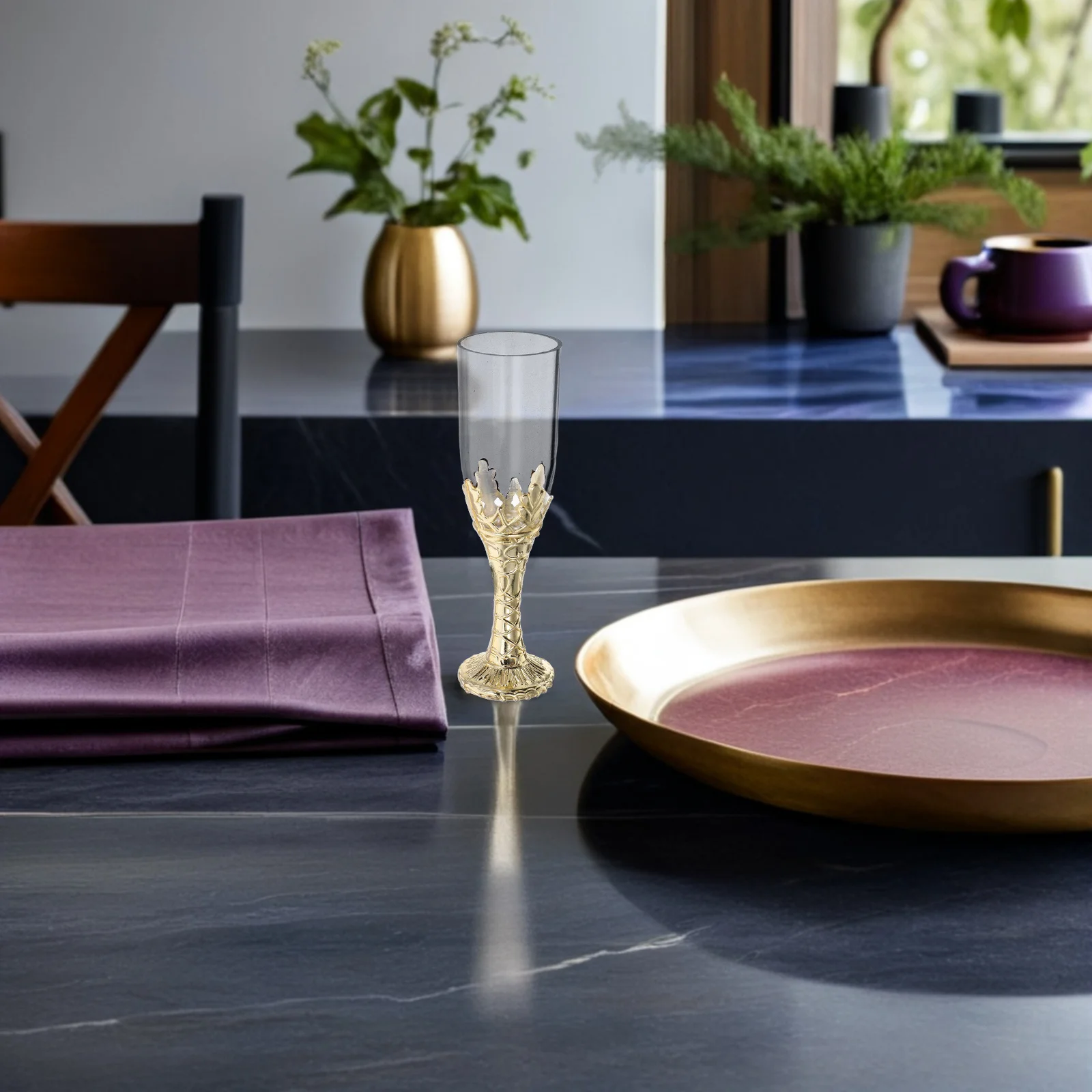 

6Pcs Church Decoration Wine Chalice Elegant Plastic Communion Goblets Vintage Gothic Drinking Cups Ritual Party Cups