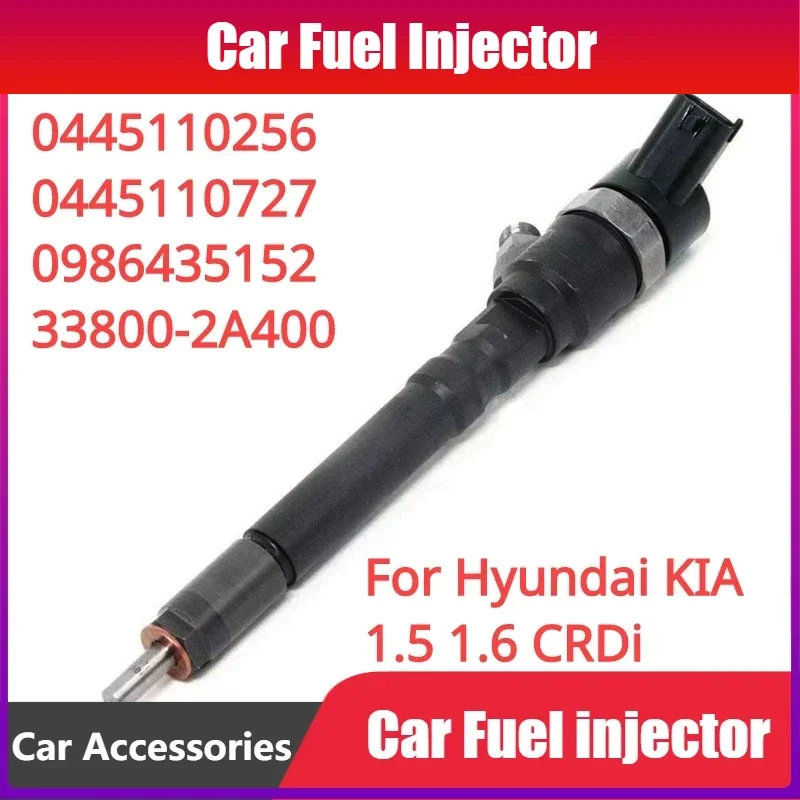 

High Quality 0445110255 0445110256 338002A400 New Diesel Fuel Injector Nozzle For Hyundai I30 Accent KIA Ceed Rio 1.5 1.6 CRDi
