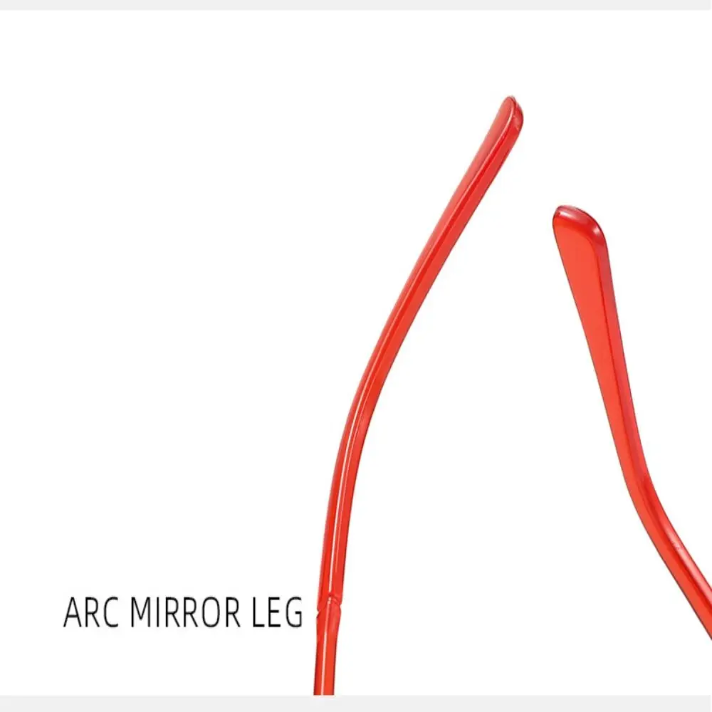 

Trendy UV Protection Rimless Rectangle Sunglasses Plastics Gradient Shades Frameless Sun Glasses for Women & Men